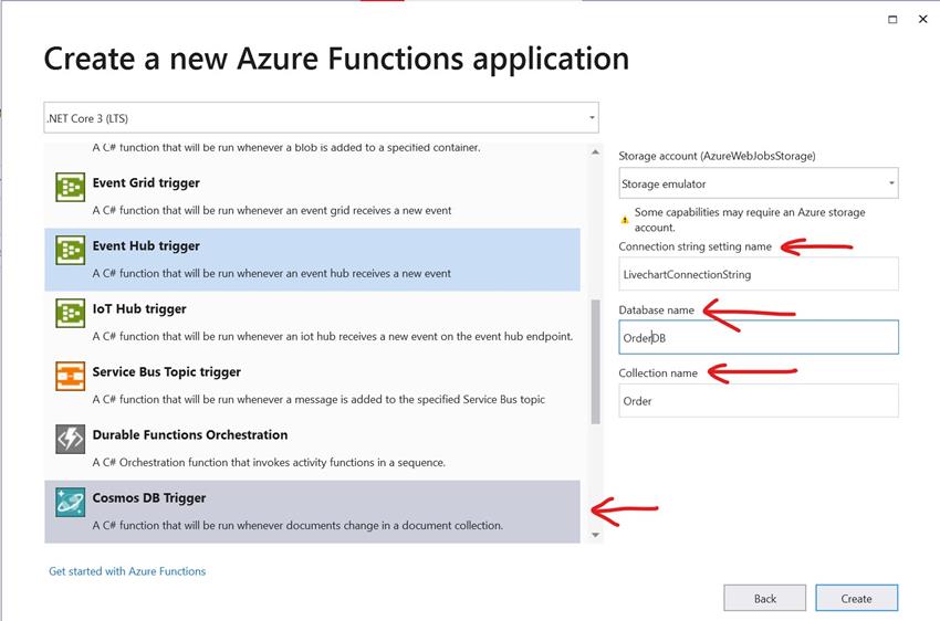 Live Charts Using Azure Cosmos DB, Azure Functions, SignalR And WPF